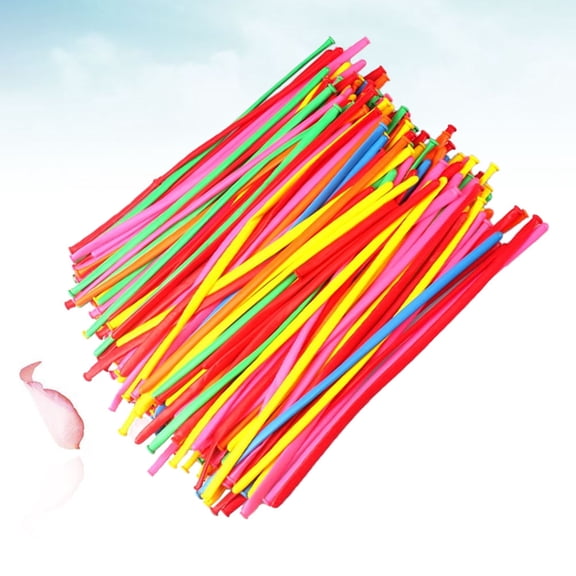 LOLIPPYY 300Pcs Long Latex Balloons Assorted Colors Twistable Modeling Balloons for Events