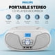 thumbnail image 2 of Reproductor de CD Boombox Philips TAZ3300 Bluetooth con radio FM blanco, 2 of 9