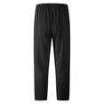 thumbnail image 4 of Men's Pants Big and Tall 54x30 Solid Color Tight Waist Drawstring Pocket Casual Sports Pants Active Fit, 4 of 7