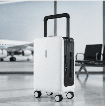 mokzer Hard Shell Carry on Travelling trunks  Approved, Carry-on Suitcases with Wheels, Lightweight Luminous Textured Hardside Travel Bag with Tsa Lock, 20 Inch