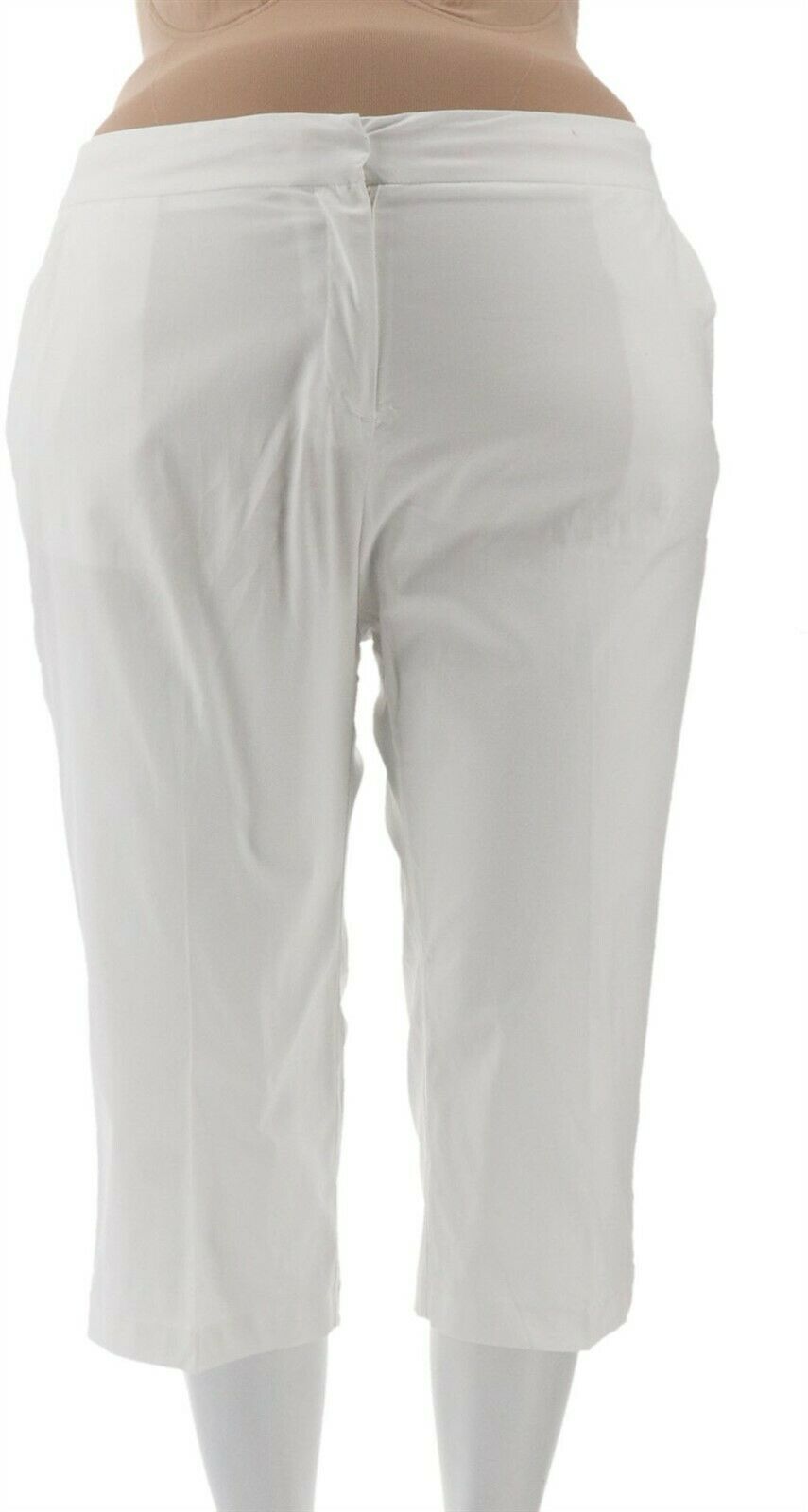 Liz Claiborne Jackie Twill Flat Capri 