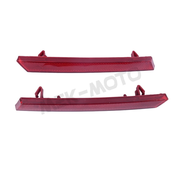 Left Right Red Rear Bumper Lower Reflector Light Trim For Cadillac XTS 2013-17