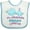 White and Blue, variant on Inktastic My Grandpa Whale-y Loves Me Boys or Girls Baby Bib
