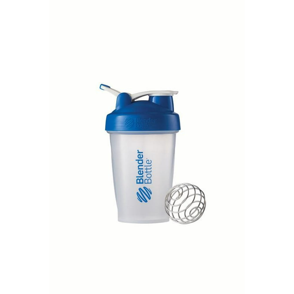 BlenderBottle 20oz Classic Shaker Cup Clear/Blue