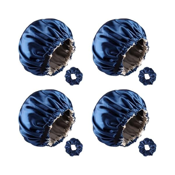 wonima11 Adjustable Bonnet for Sleeping Women Hair Satin Accessories Curly Gorro de Seda para Dormir Anti Frizz Sleep Bonnets