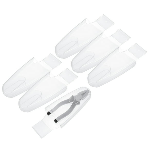 Uxcell 6-Pack Garden Pliers Scissors Storage, Plastic Garden Scissors Waist Box for Hand Pruner/Garden Shears/Clippers