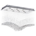 thumbnail image 1 of CWI Lighting Twinkle 11 Light Flush Mount With Chrome Finish, 1 of 4