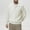 White, variant on YHAJDS Men's Winter Casual Sweaters,Knitted Sweater Men Sweaters with Zippers Men's Sweater Solid Color Long Sleeve Shawl Collar Zip Up Casual Winter Sweater
