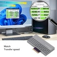 thumbnail image 3 of PCIe 5.0 To M.2 Expansion Card, 128Gbps PCIe 5.0 To SSD Expansion Card 2 Bracket Easy To Install Fast Heat Dissipation  for Machine Equipment, 3 of 7