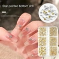thumbnail image 2 of UDIYO 1 Box Nail Art Rhinestone Super Shiny Nail Beauty Charms Glass Stones DIY Nail Art 3D Decoration Nail Supplies, 2 of 7