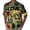 Khaki, variant on Men's Valentine's Day 3D Print Lapel Button Down Long Sleeve Casual Dress Shirt Top Red XL