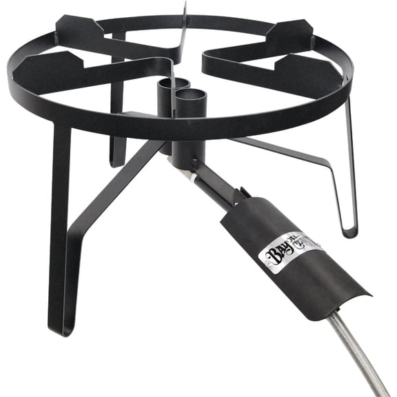 Bayou Classic Double Jet Cooker SP2 - Portable Dual Burner Propane - Black