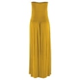 thumbnail image 4 of ICHUANYI Clearance Women's Casual Loose Sleeveless Breast Wrap Floor-Length A-line Dress(Yellow, S) ICHUANYI WER2023081017824, 4 of 6