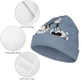 thumbnail image 5 of Cuphead Mugman Children Knitted Hat Slouchy Daily Full Printed Fashion Elastic Knitting Cap Winter Warm Beanie Hats For Boys Girls Kids, 5 of 8