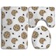thumbnail image 1 of ABPHQTO Galletas Alimentos Galletas Con Chispas De Chocolate Juego de alfombras de baño de 3 piezas Alfombra de baño Alfombra de contorno y tapa de inodoro ABPHQTO  Cont-CHAPPLE-24844, 1 of 2