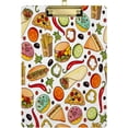 thumbnail image 1 of FMSHPON Cartoon Pizza Donuts Food Clipboard Hardboard Wood Nursing Clip Board and Pull for Standard A4 Letter 13x9 inches, 1 of 8
