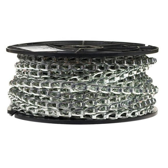 No.35 Single Jack Carbon Steel Sash Chain - 0.05 in. Dia. x 100 ft.