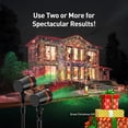 thumbnail image 7 of IJIL Laser Projector Lights Outdoor, 2 Colors Red Green Holiday Projector Landscape Spotlight Decorations for House/Garden/Party, 7 of 7