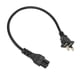 thumbnail image 1 of Cable de Extensión de Potencia IEC320 C5, Fuerte Durabilidad Nema 5-15P A IEC320 C5 Cable de Alimentación Retardante Para Computadoras Portátiles, 1 of 7