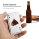 thumbnail image 1 of Abrebotellas de acero para tarjetas de crédito, abridores creativos de velocidad de crédito de acero inoxidable, abridores de botellas de cerveza personalizados para la perfección, 1 of 9