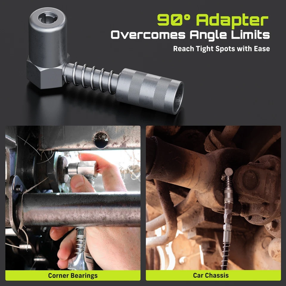 Taskstar 12000PSI Cordless Electric Grease Gun: 3-Speed With 2x2.0ah Batteries, Brushless 6.7 oz/min flow rate Battery Powered  Grease Gun