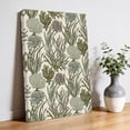thumbnail image 2 of Ocean Coral Canvas Wall Art for Living Room, Country Rustic Nautical Coastal Sea Beach Green Seaweed Poster Print Painting for Bedroom Office Home Decoration Wall Pictures Prepare To Hang 8"x10", 2 of 9