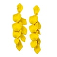thumbnail image 4 of Sonducket Pendientes colgantes de 2 uds, joyería para niña, pendientes colgantes de pétalos coloridos para fiesta Type2 NO2, 4 of 6