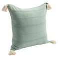 thumbnail image 4 of Ox Bay Sasha 18" x 18" Green Ultra-Soft Turkish Cotton Adult Decorative Throw Pillow, 4 of 7