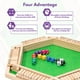 thumbnail image 5 of Juego de mesa Fowreny Shut The Box Dice para 2-6 jugadores, 5 of 7