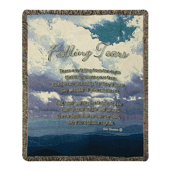 Manual Woodworkers & Weavers Manual Woodworkers Falling Tears Tapestry Throw