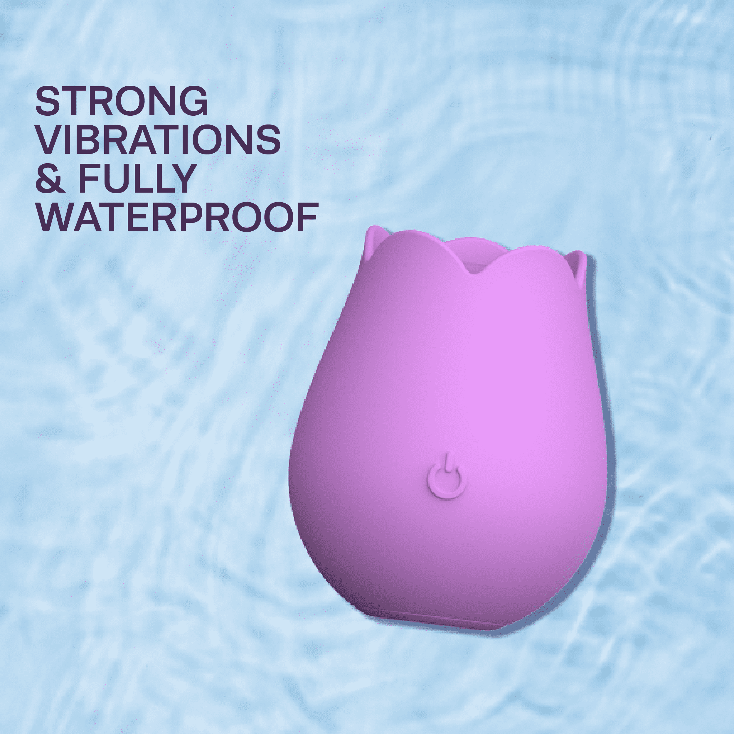 Cosmopolitan X plusOne 'Rose to the Top' Vibrator with Storage Bag,  Magnetic Charging and USB Cable, Lavender