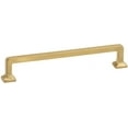 thumbnail image 6 of Alno A950-6 Millennium 6" Center To Center Contemporary Square Solid Brass Cabinet Handle, 6 of 7