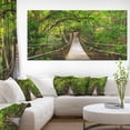 thumbnail image 1 of Bridge to Jungle Thailand - Landscape Photo Canvas Art Print, 1 of 3