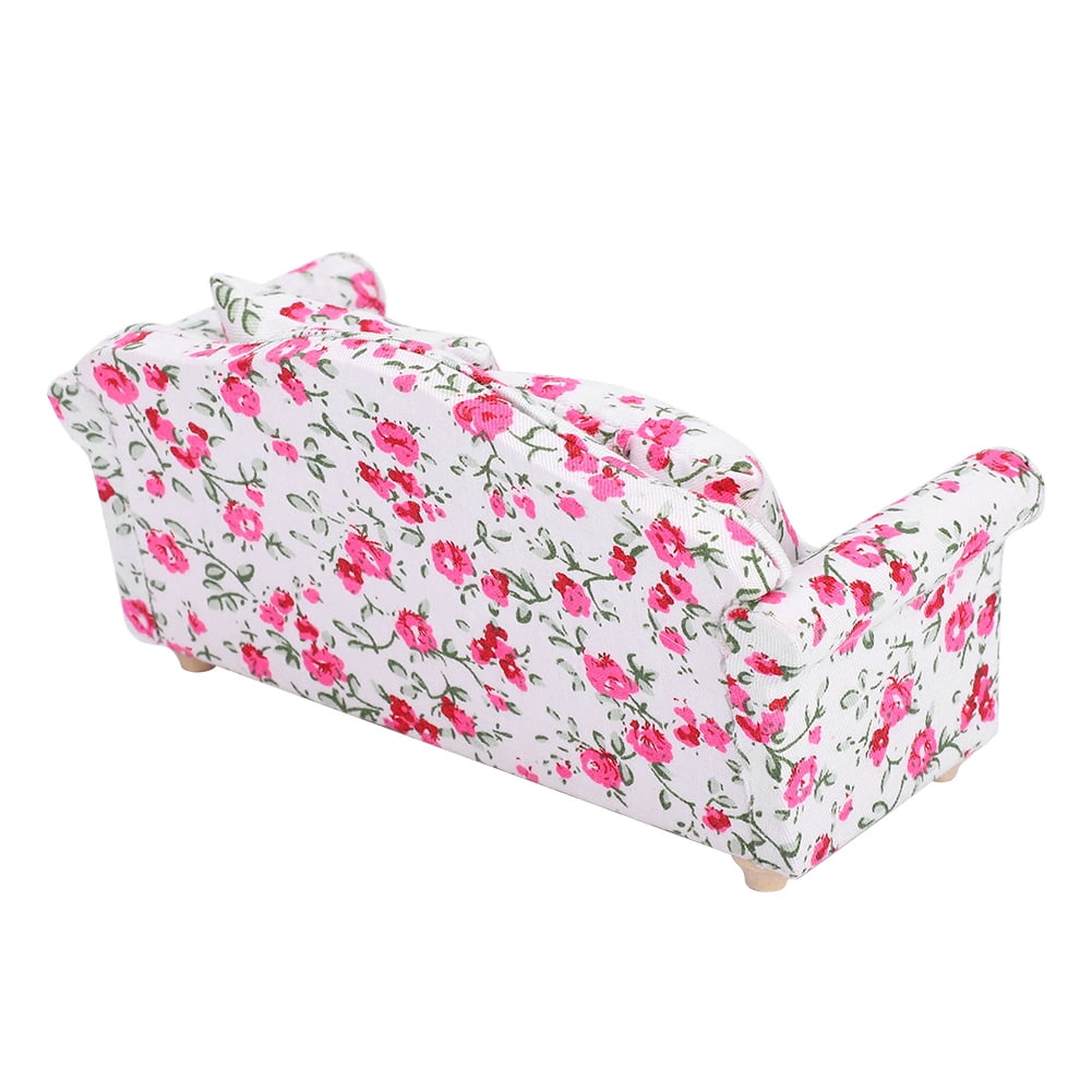 Canapé De Maison De Poupée à L'échelle 1:12 Pour Pièces De Décoration