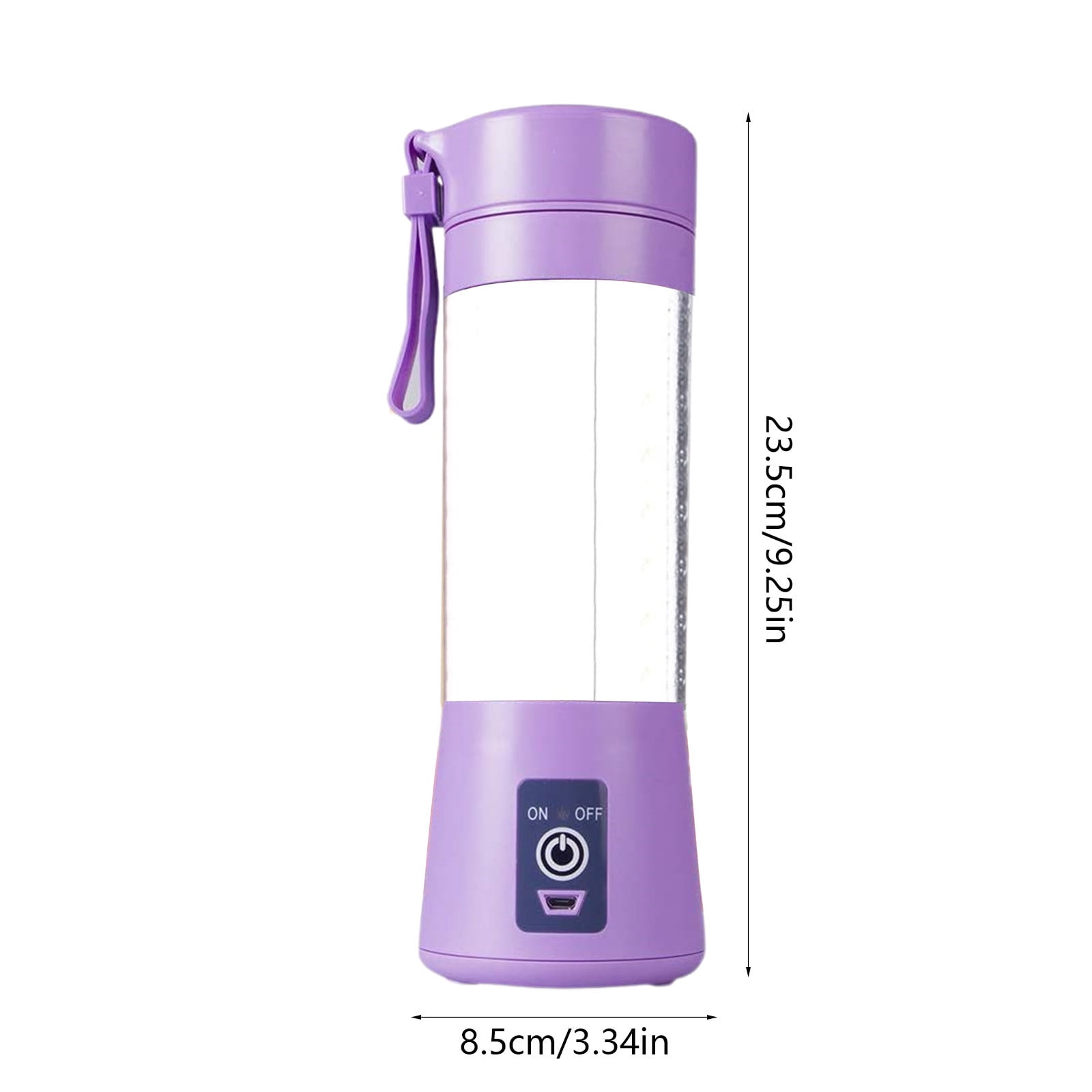 Wovilon Portable Blender, Pink Blue Green Purple Available, One Button Double Click Start, Perfect for Gym Camping Office Making Smoothies Juice