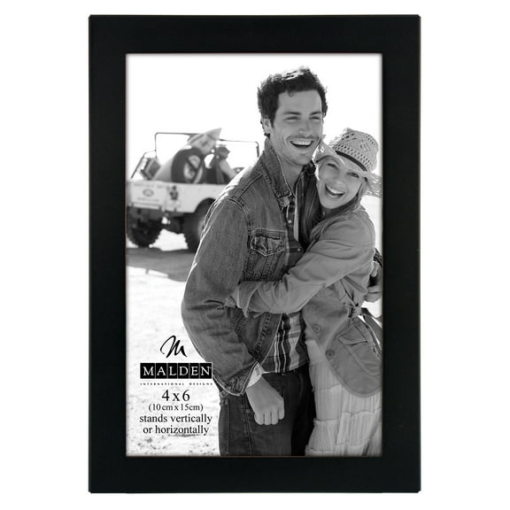 Malden Essentials Matte Black 4x6 Frame
