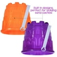 ArtCreativity Beach Sand Castle Set 12 Shovels, 12 Buckets, Fun Summer