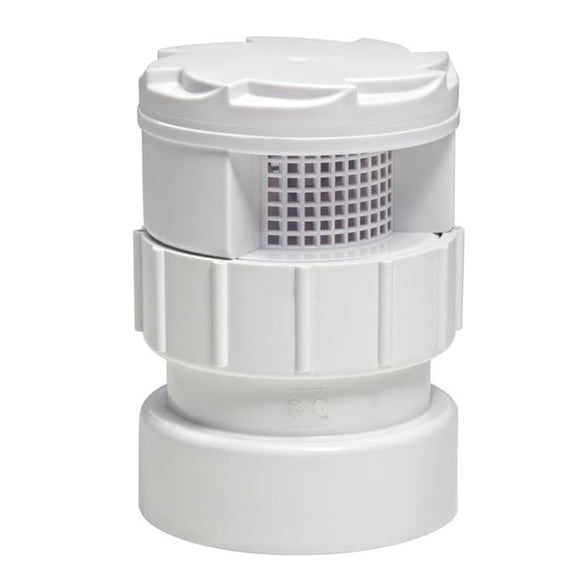 Sioux Chief 4003149 1.5 in. Hub x 2 in. Dia. Hub TurboVent 250 Series Schedule 40 PVC Air Admittance Valve