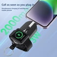 thumbnail image 4 of Mini Keychain Charging Bank 2-in-1 Wireless Charging, Real Standard 2000mAh Mobile Power Supply Type-C Plug Portable Wireless Charging Bank20% off Power Bank Fast Charging Items for Women, 4 of 6