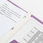 Five Star Pocket and Prong Paper Folder, Amethyst Purple