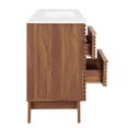 Modway Render 48" Single Sink Bathroom Vanity in Walnut White