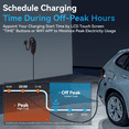 thumbnail image 6 of KHONS Level 2 EV Charger for J1772 EVs - 32Amp 220V-240V EV Charger Level 2, Portable EV Charger Electric Car Charging Station with Adjustable Current NEMA 14-50 Plug APP Control EV Charger, 6 of 12