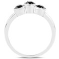 thumbnail image 2 of 1.16 Carat Genuine Black Diamond .925 Sterling Silver Ring QJ Model, 2 of 3