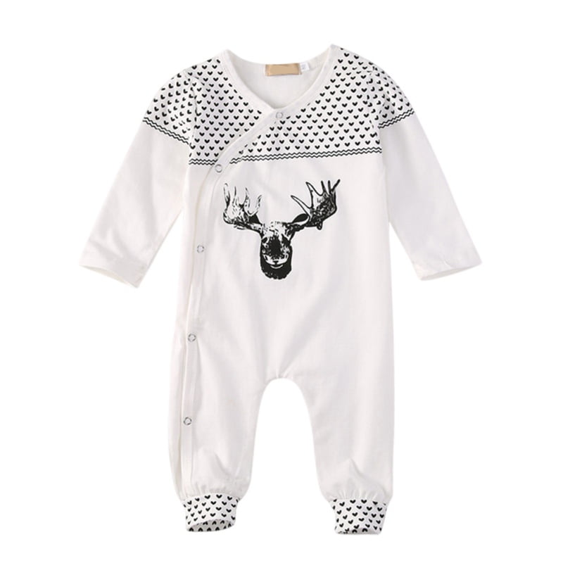deer print baby clothes