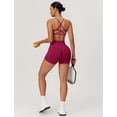 thumbnail image 7 of IDOPIP Women 2 Piece Seamless Backless Yoga Sets High Waist Shorts and Sports Bra Gym Athletic Clothing Outfits, 7 of 7