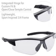 thumbnail image 3 of Howard Leight R02214 Acadia Eye Protection Clear Lens Black, 3 of 10