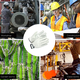 thumbnail image 5 of 1 par de guantes de trabajo de cuero, guantes para trabajos en jardín y exteriores, 5 of 6