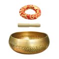 thumbnail image 2 of Juego de cuenco de sonido de meditación tibetano budista con mazo Sunnimix cuenco tibetano, 2 of 8