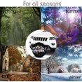 thumbnail image 4 of PISONIC Colorado Mountains Flag Spare Tire Cover Weatherproof Universal Wheel Protectors for RV Camper Travel Trailer SUV Truck 15 inch, 4 of 7