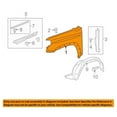 thumbnail image 3 of CAPA For 10-13 4Runner Front Fender Quarter Panel w/Antenna Hole Passenger Side, 3 of 5
